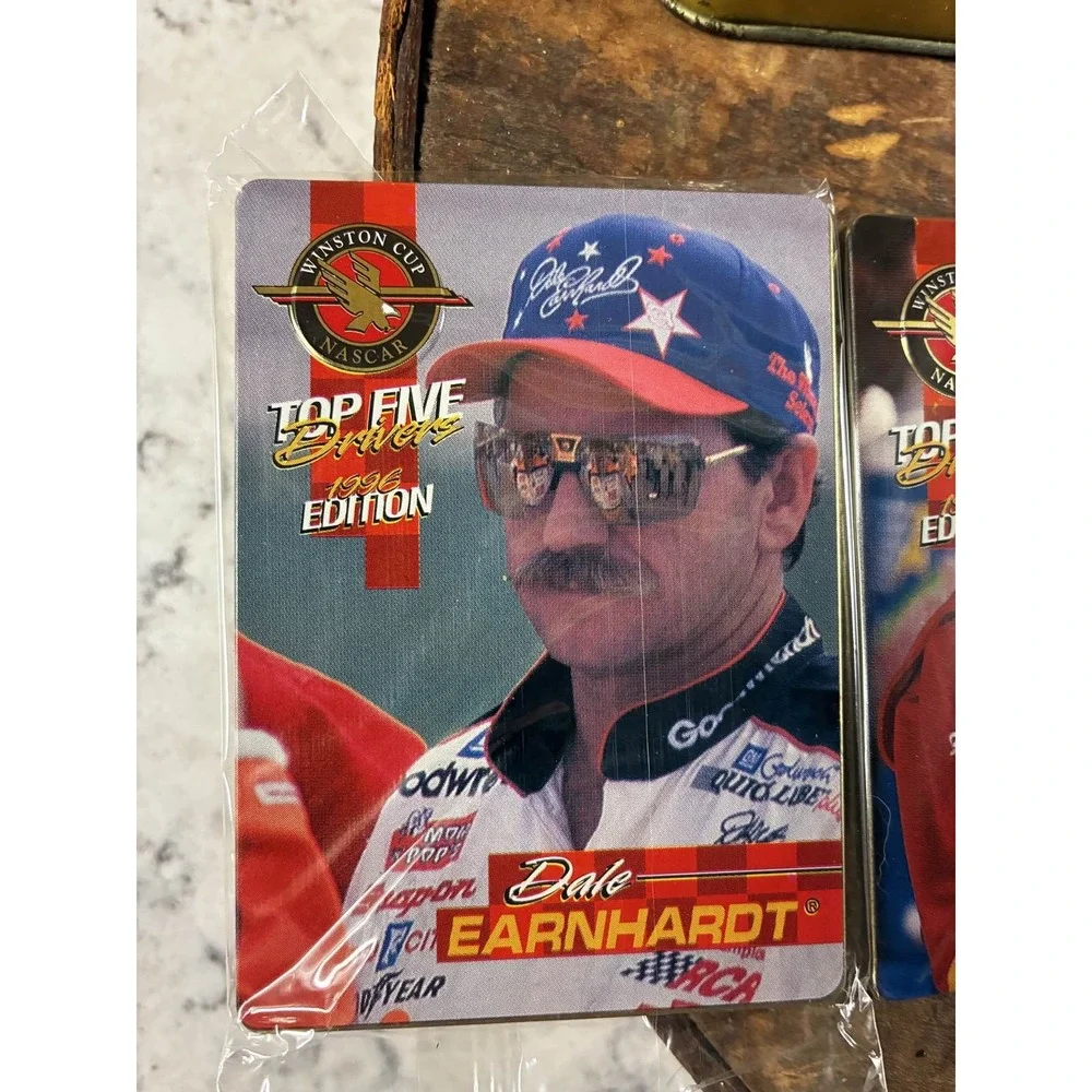 1996 NASCAR Winston‎ Cup 5 Drivers Metal Cards Tin